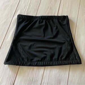 Assets by Spanx Red Hot Label Luxe & Lean Lace Waist Cincher Womens M Black Flaw